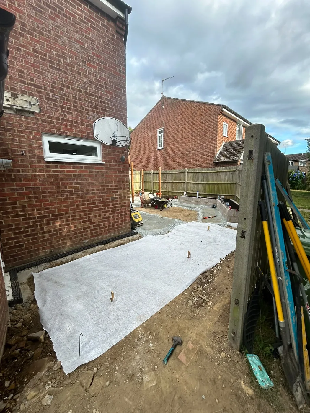 New garden features taking shape at the Parents garden