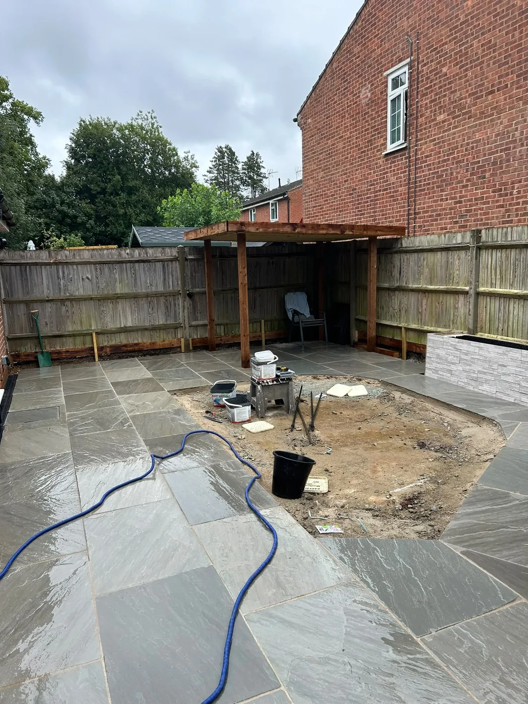 Completed Parents garden renovation